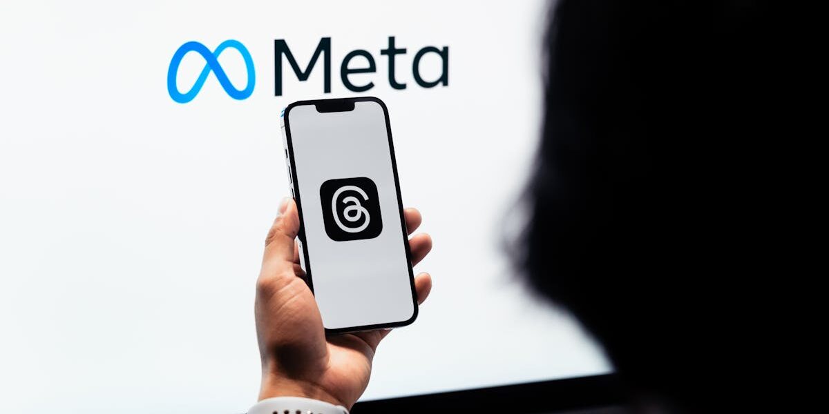 Meta retargeting ads for Chennai businesses — smartphone showing Meta app for social media advertising